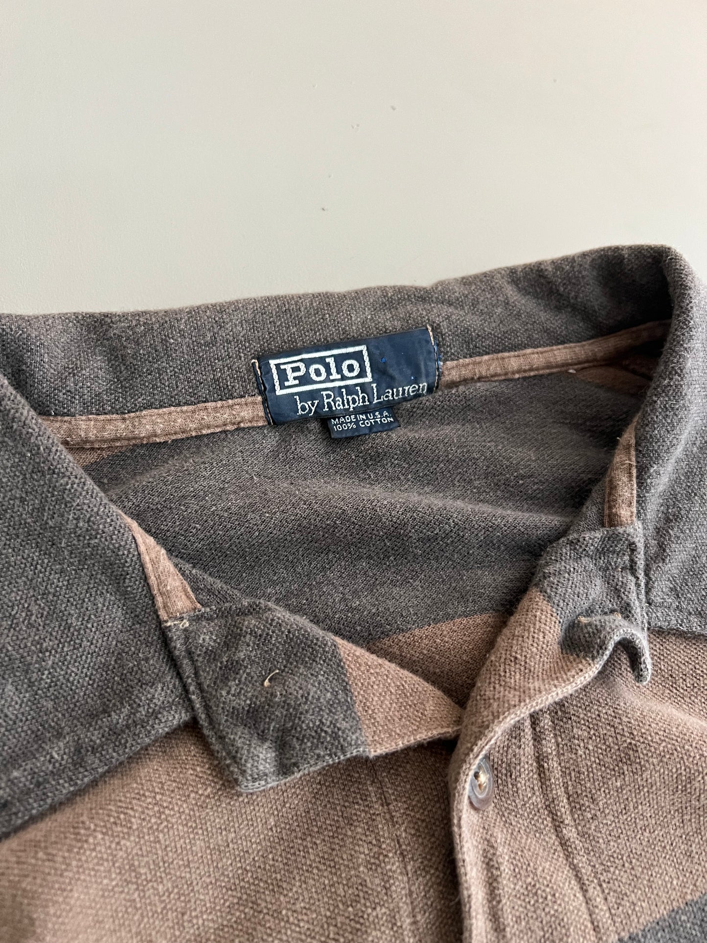 Large 90s Polo Ralph Lauren Long Sleeve Collared Shirt