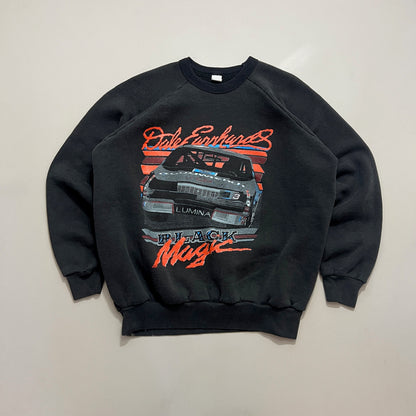 XL 1980s Dale Earnhardt Black Magic Sweatshirt