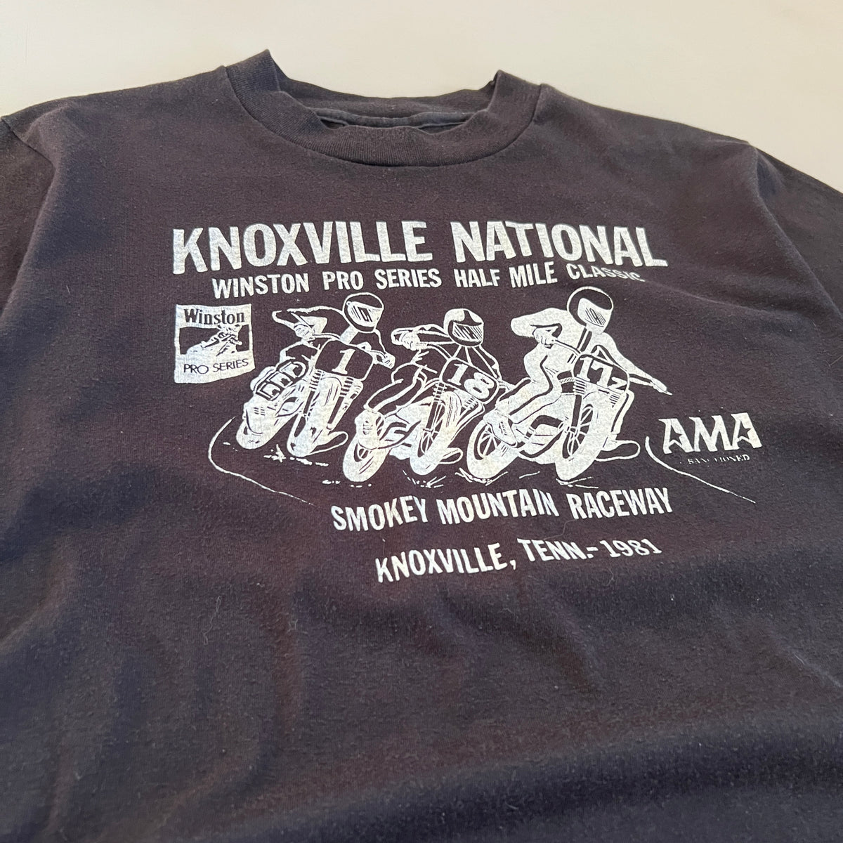 Large 1981 AMA Knoxville National Winston Pro Series T-shirt