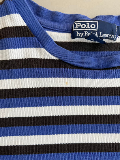 Large 2000s Polo Ralph Lauren Embroidered Striped T-shirt