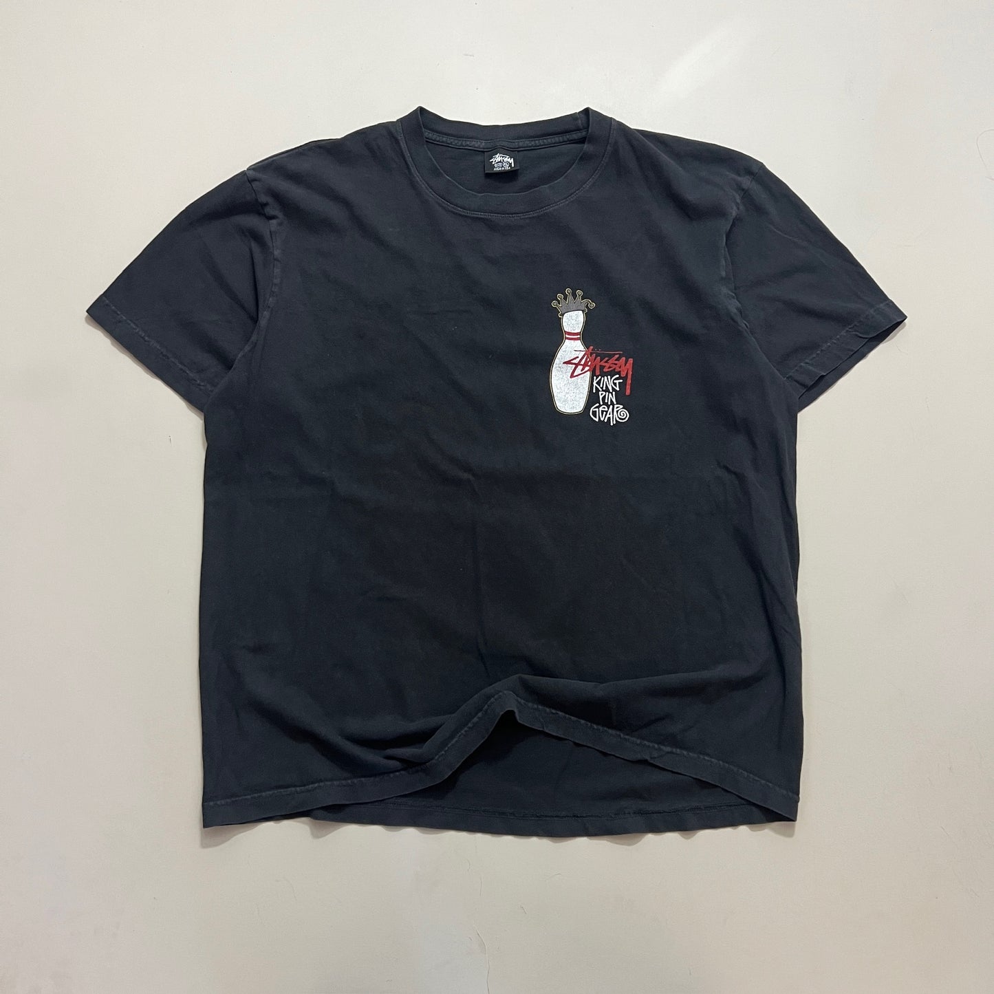 XL 1990s Stussy King Pin Gear T-shirt