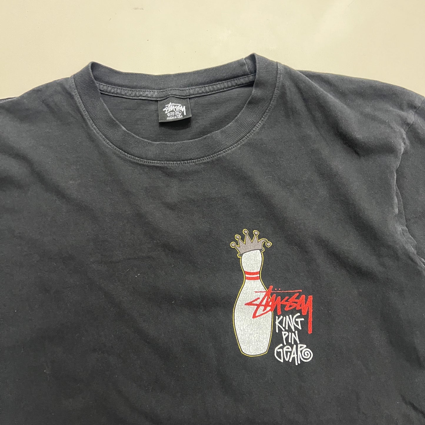 XL 1990s Stussy King Pin Gear T-shirt