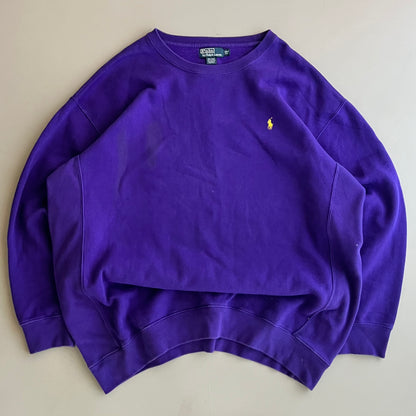 XXL 2000s Purple Polo Ralph Lauren Sweater