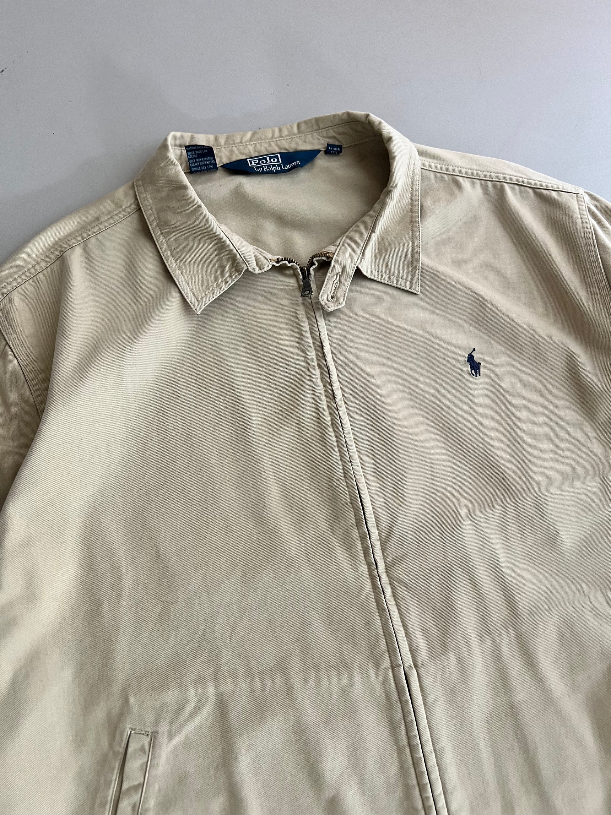 XXL Polo Ralph Lauren Khaki Harrington Jacket – Nothing New XXL Polo Ralph Lauren Khaki Harrington Jacket – Nothing New