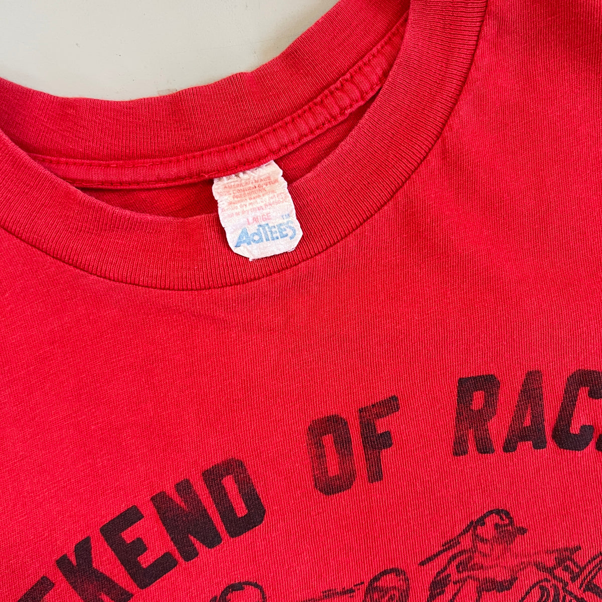 Large 1978 Budweiser Charlotte NC Weekend of Racing  T-shirt