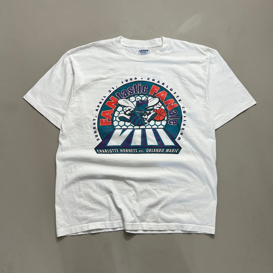 XL 1996 Charlotte Hornets FANtastic FANale T-shirt