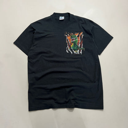 XL 1995 Liquid Blue Dinosuar T-shirt