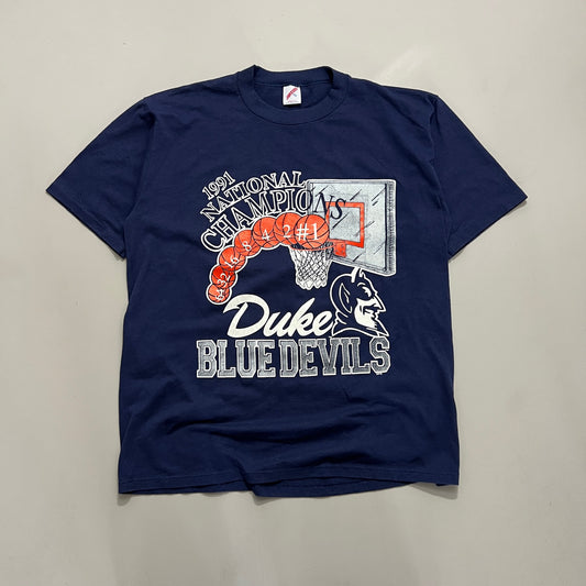 XL 1991 Duke University NCAA Champs T-shirt