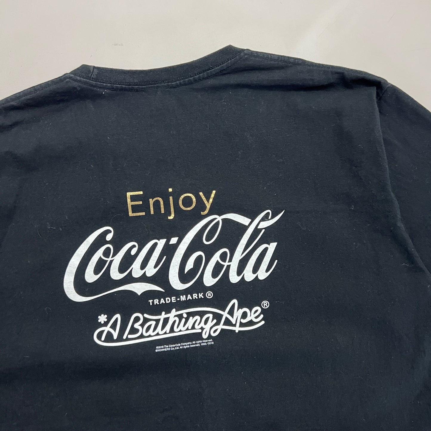 XXL A Bathing Ape x Coca Cola Collab T-shirt