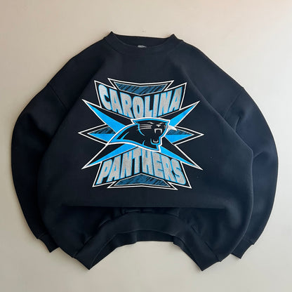 XL 90s Carolina Panthers Logo 7 Sweatshirt
