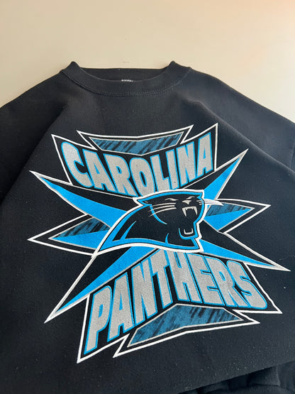 XL 90s Carolina Panthers Logo 7 Sweatshirt