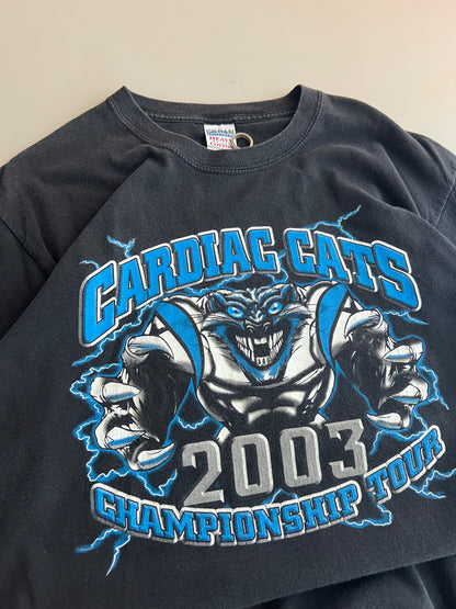 Large 90s Cardiac Cats Championship Tour T-shirt