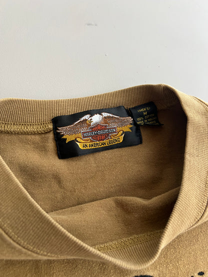 Medium 2000s Yellow Harley-Davidson Sweatshirt