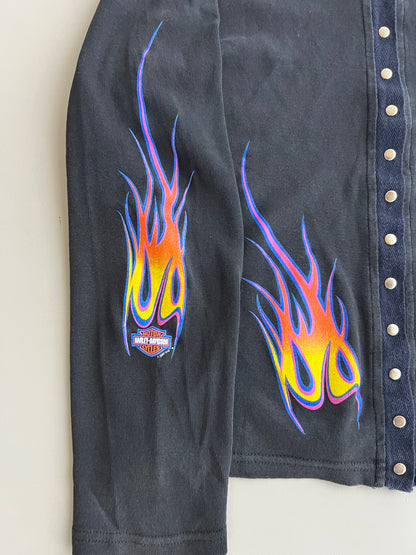 XL 2001 Harley Davidson Flame Cardigan