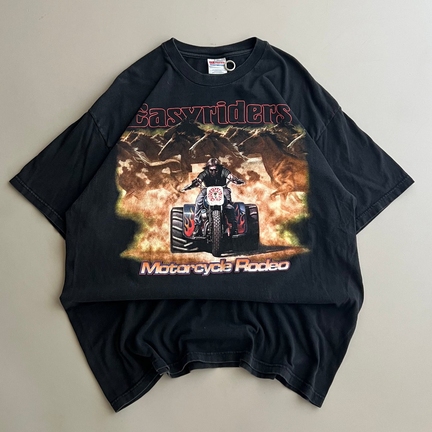 XL 2001 Easyriders Motorcycle Rodeo T-shirt