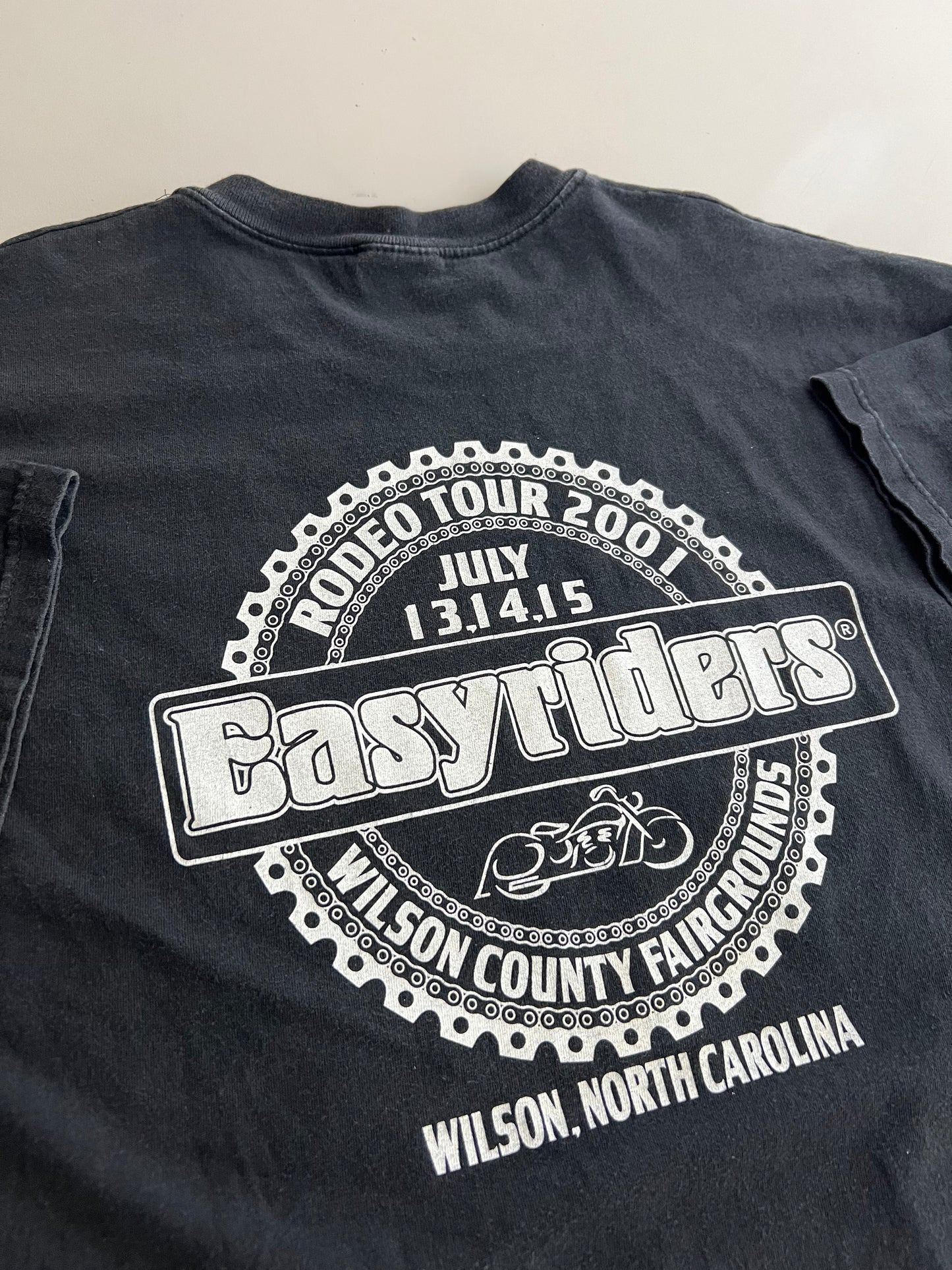 XL 2001 Easyriders Motorcycle Rodeo T-shirt