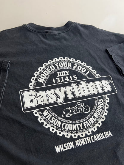 XL 2001 Easyriders Motorcycle Rodeo T-shirt