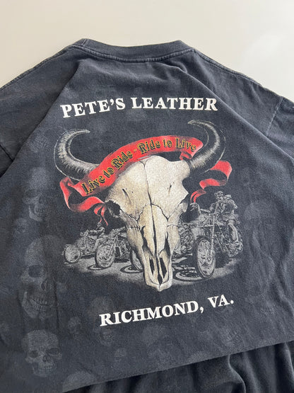 XL 2000s Bikers in the Wind Motorcycle T-shirt
