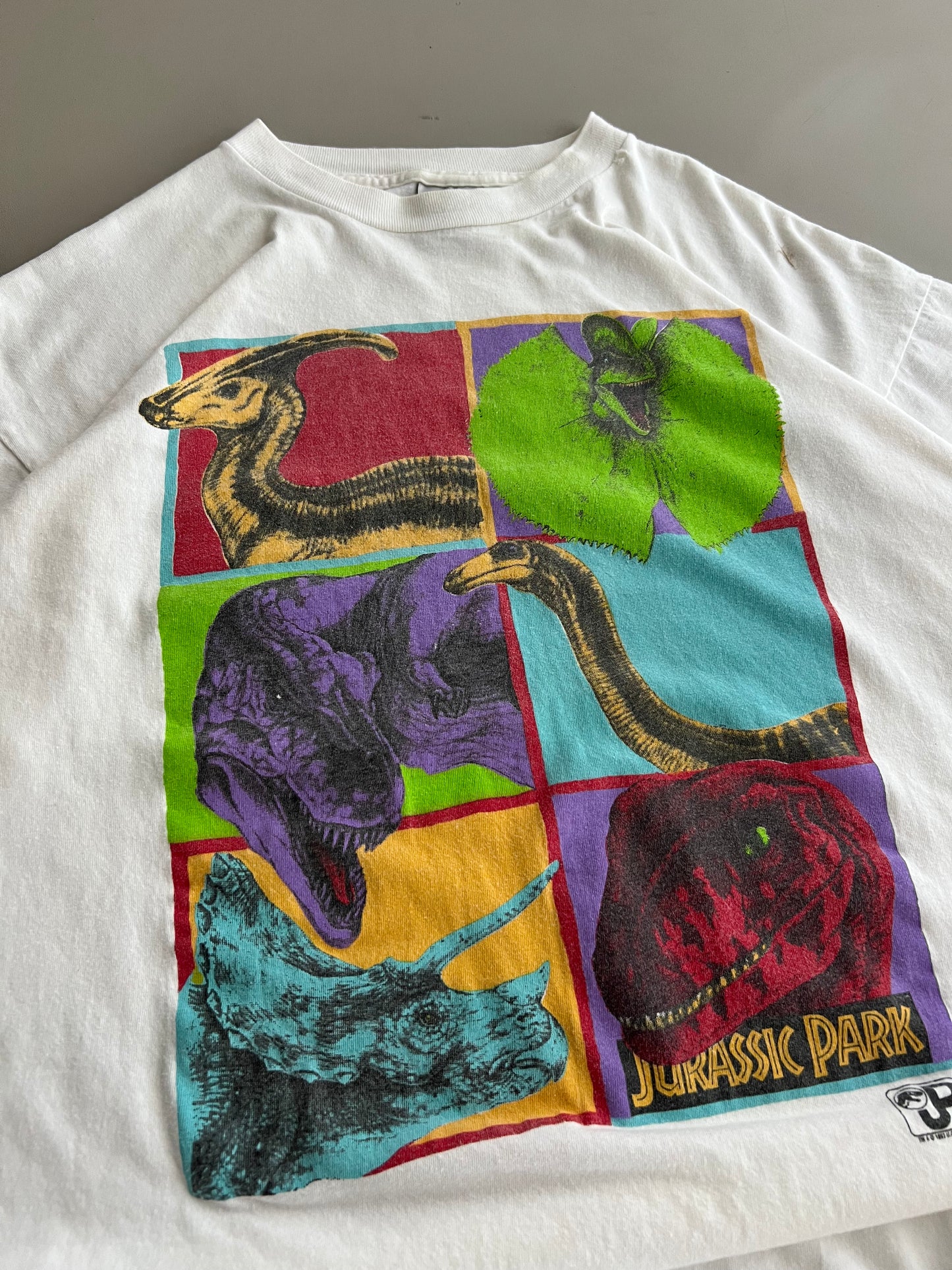 XXXL 1993 Jurassic Park Pop Art T-shirt