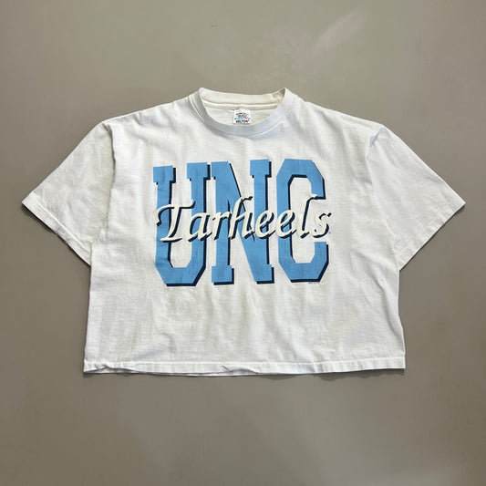 Large 1990s UNC Tar Heels Crop Top
