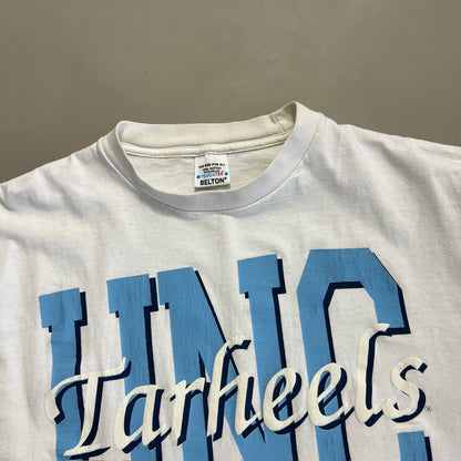 Large 1990s UNC Tar Heels Crop Top