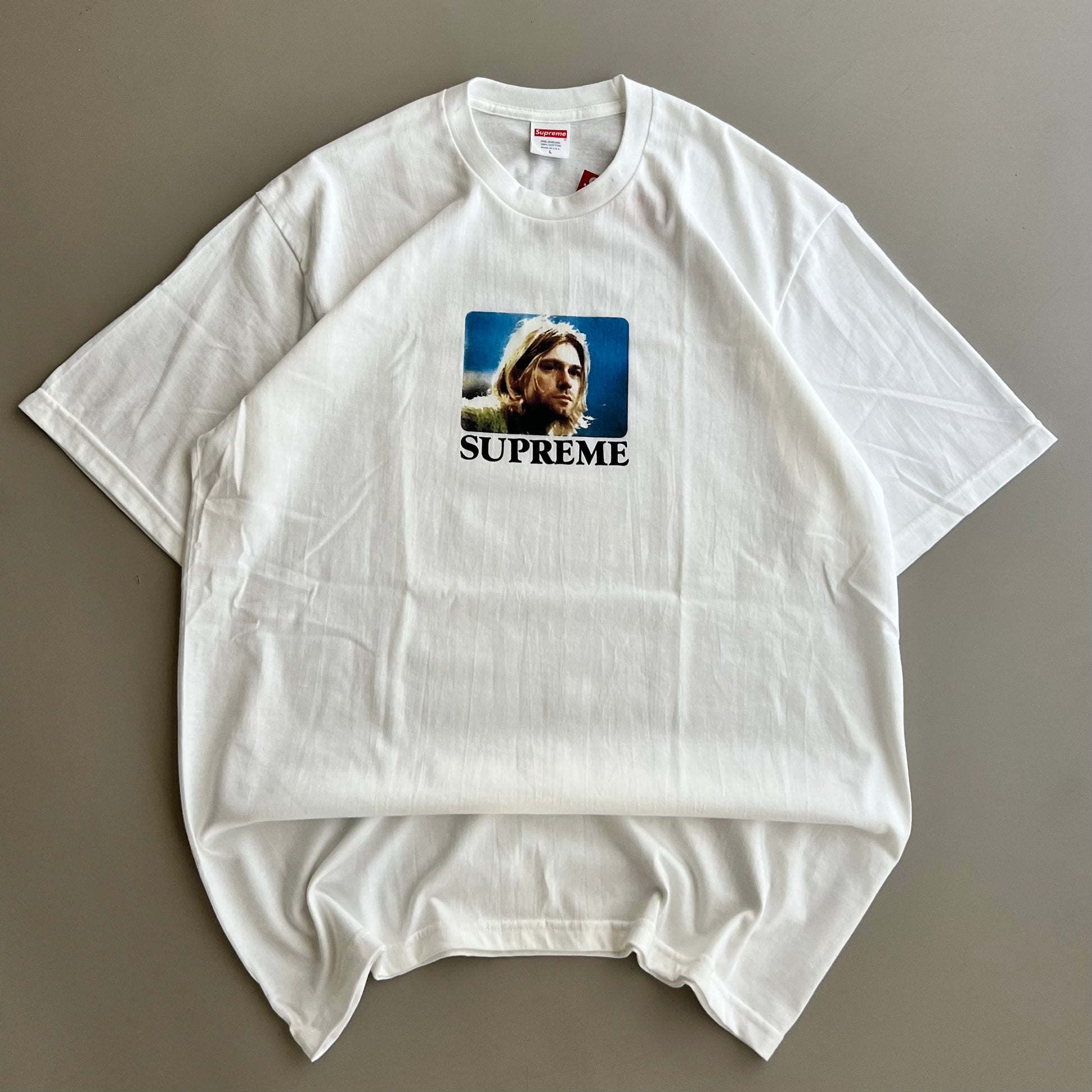 Large Supreme x Kurt Cobain T-shirt – Nothing New Large Supreme x Kurt Cobain T-shirt – Nothing New