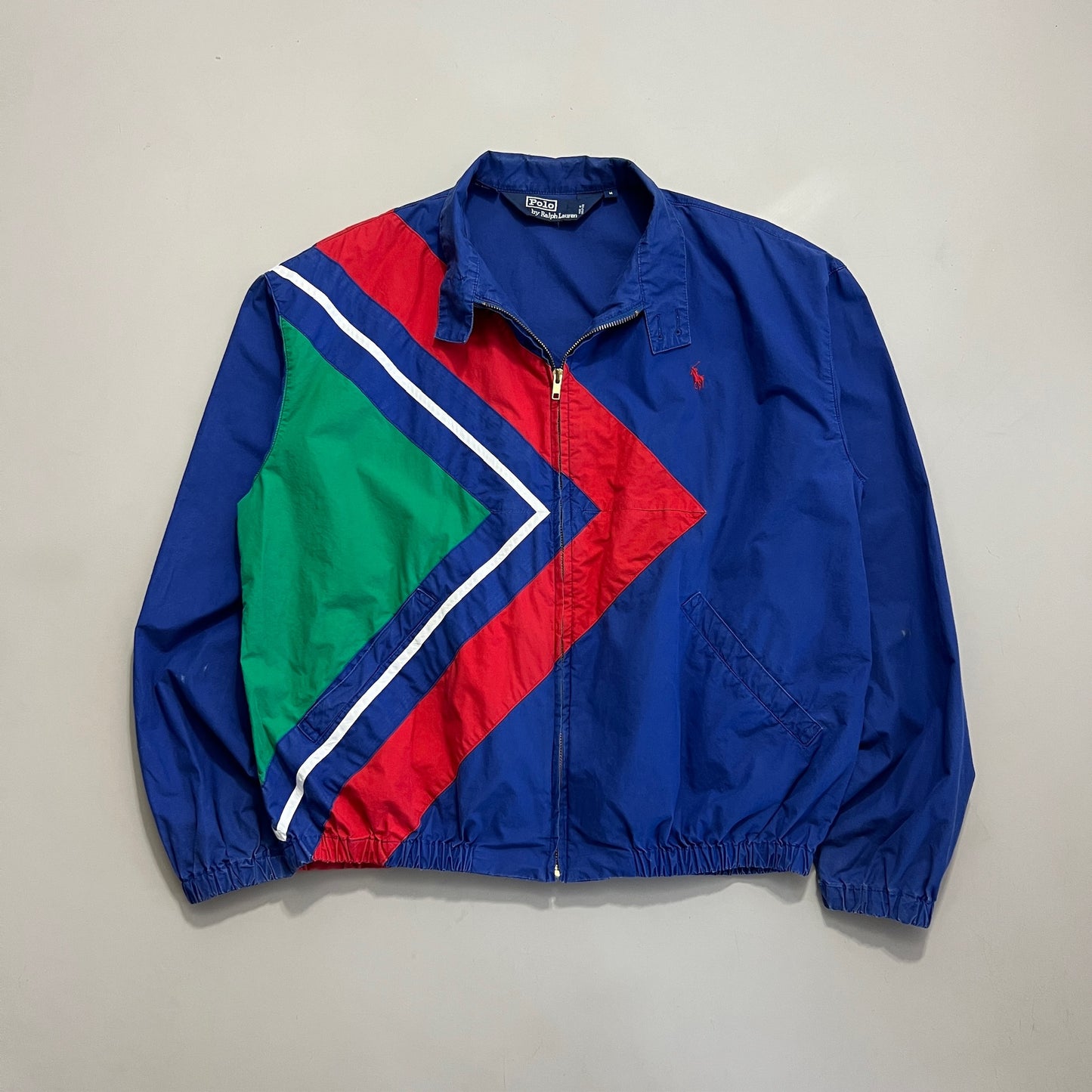 Medium 1990s Polo Ralph Lauren Geometric Harrington Jacket