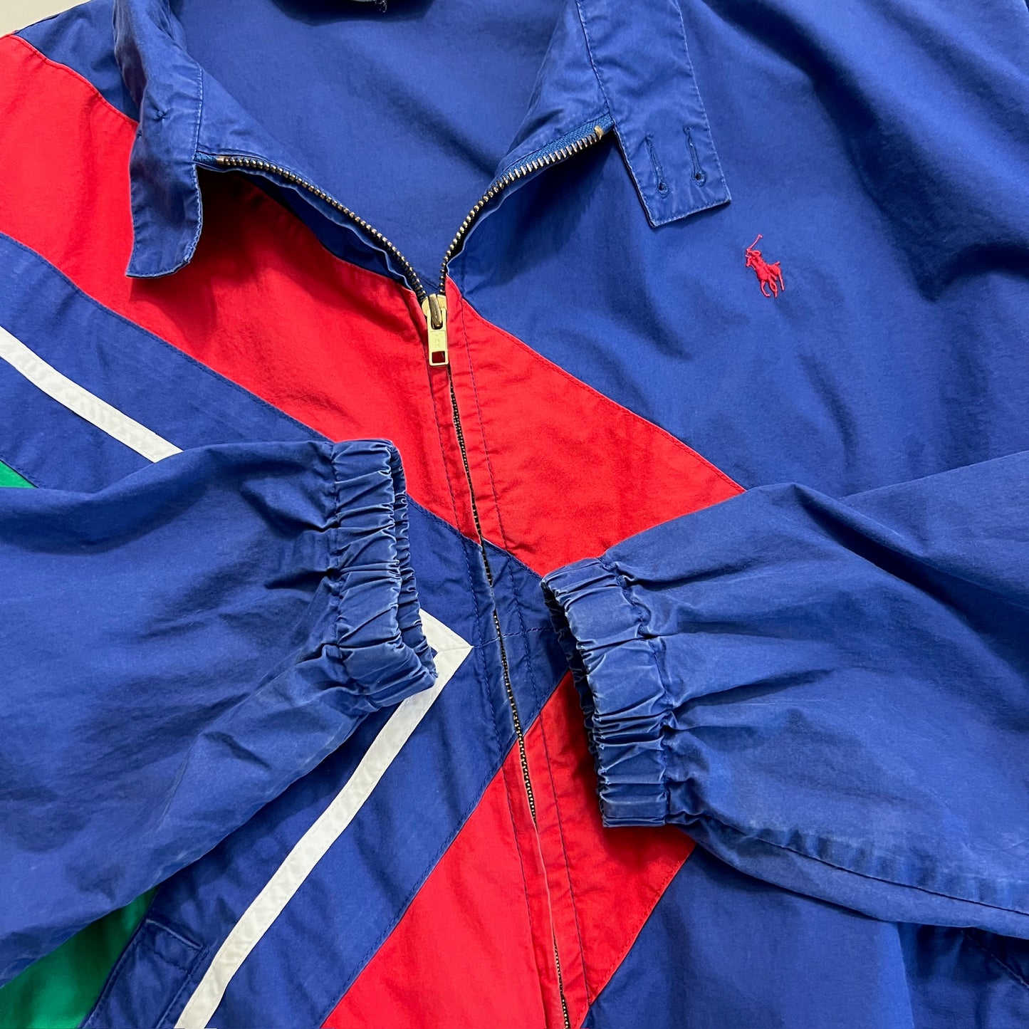 Medium 1990s Polo Ralph Lauren Geometric Harrington Jacket
