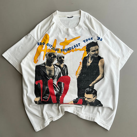 Large 1992 U2 Zoo Outside Broadcast Tour T-shirt