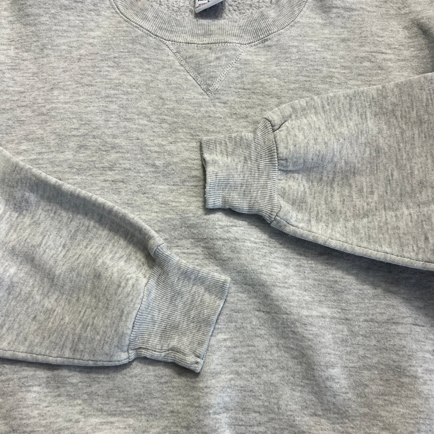 Large 1990s Grey Russell Athletic Blank Sweatshirt