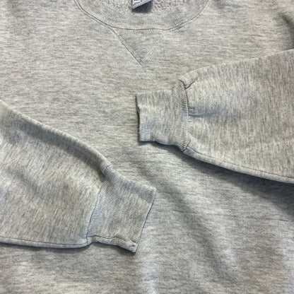 Large 1990s Grey Russell Athletic Blank Sweatshirt