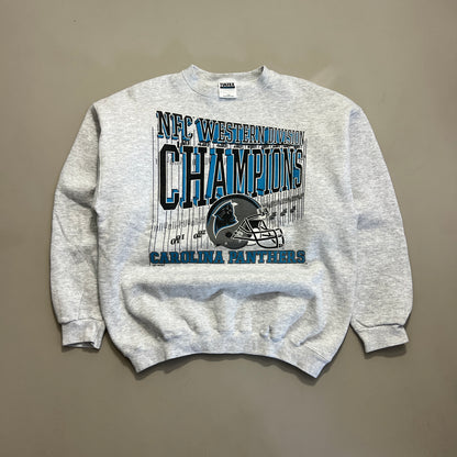 Large 1996 Carolina Panthers NFC West Champs Sweatshirt