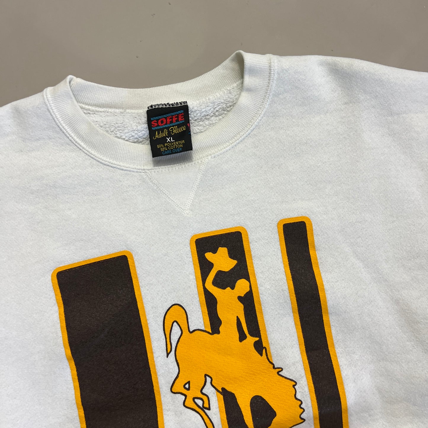 XL 1980s University of Wyoming Soffe Sweatshirt