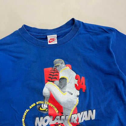 Youth Large 1980s Nike Nolan Ryan T-shirt
