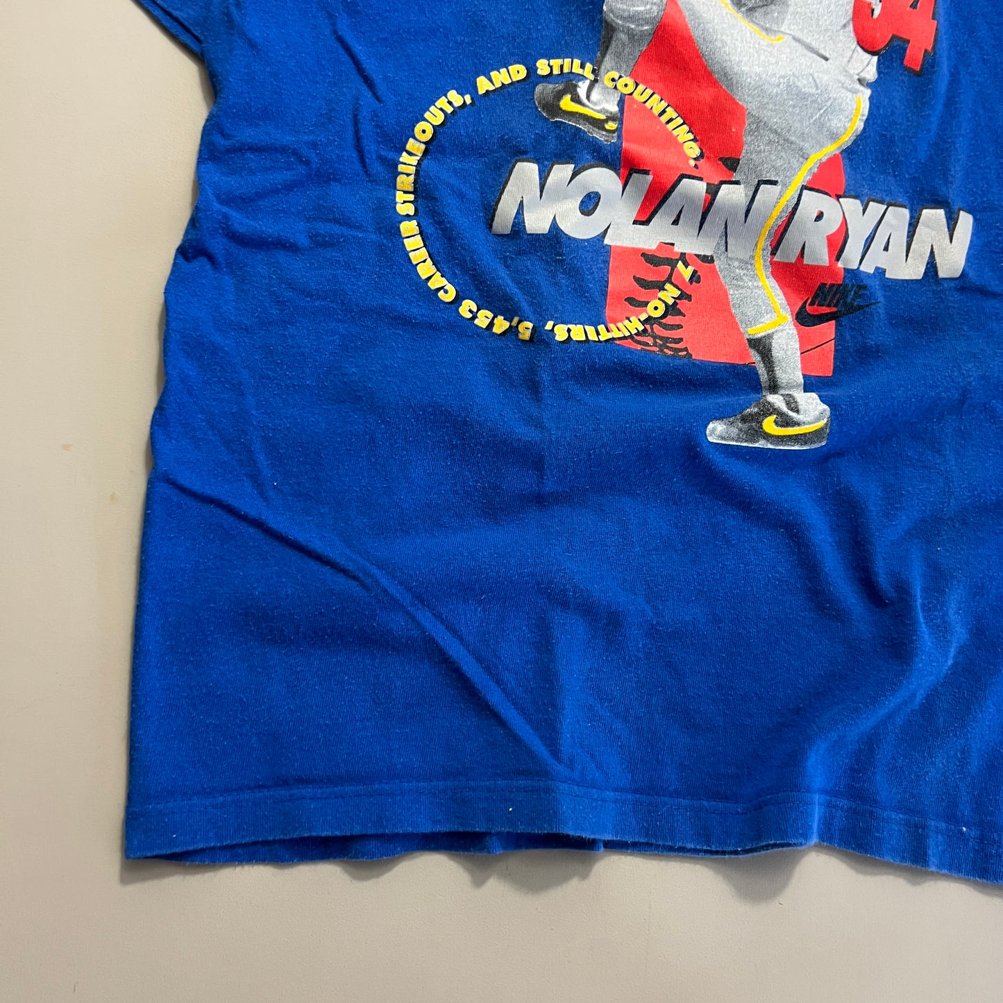 Youth Large 1980s Nike Nolan Ryan T-shirt