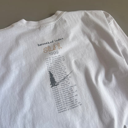 XXL 1999 Distressed Barenaked Ladies Stunt Tour T-shirt