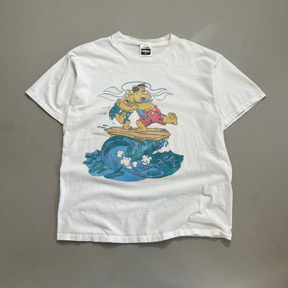 XL 1990s Flintstones Surfing T-shirt