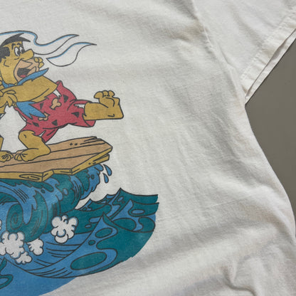XL 1990s Flintstones Surfing T-shirt