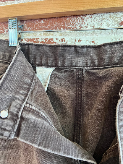 35x31 Mocha Carhartt Carpenter Pants