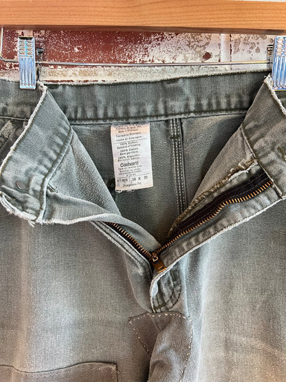 34x28 Distressed Olive Carhartt Pants