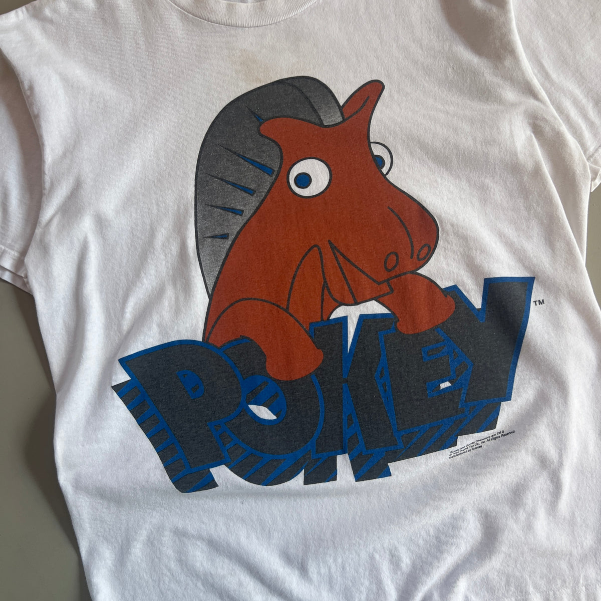 XL 1994 Distressed Pokey Gumby T-shirt