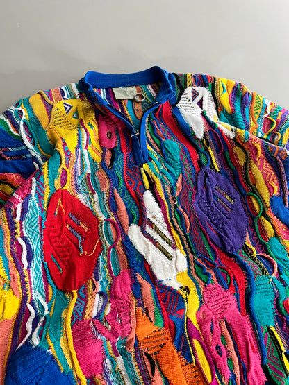 Medium Coogi Textured Knit Sweater