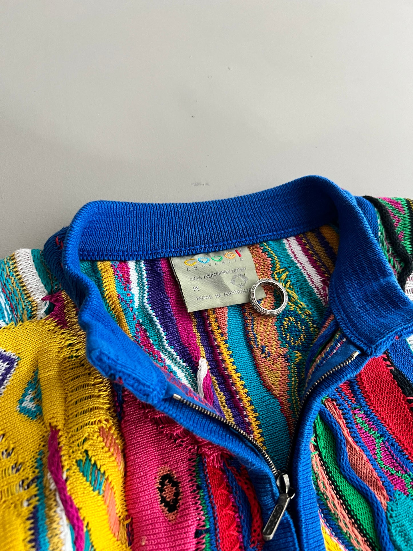 Medium Coogi Textured Knit Sweater