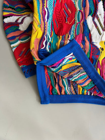 Medium Coogi Textured Knit Sweater