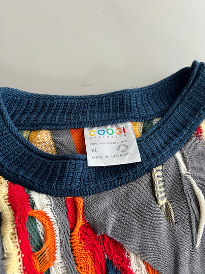 XL Coogi Textured Knit Sweater