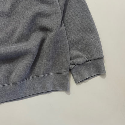 Large 2000s Grey Nike Check Sweatshirt