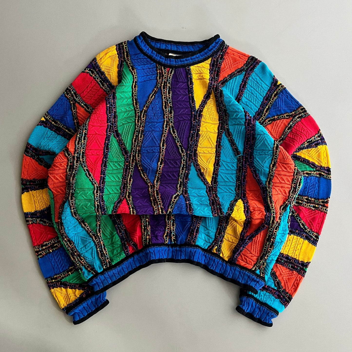 XL Coogi Textured Knit Sweater