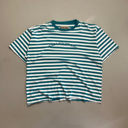 Large 1990s Striped BUM Equitment T-shirt