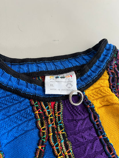 XL Coogi Textured Knit Sweater