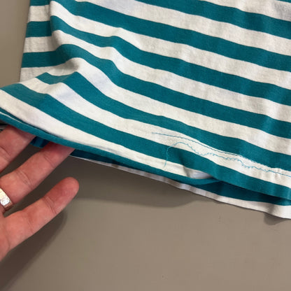 Large 1990s Striped BUM Equitment T-shirt